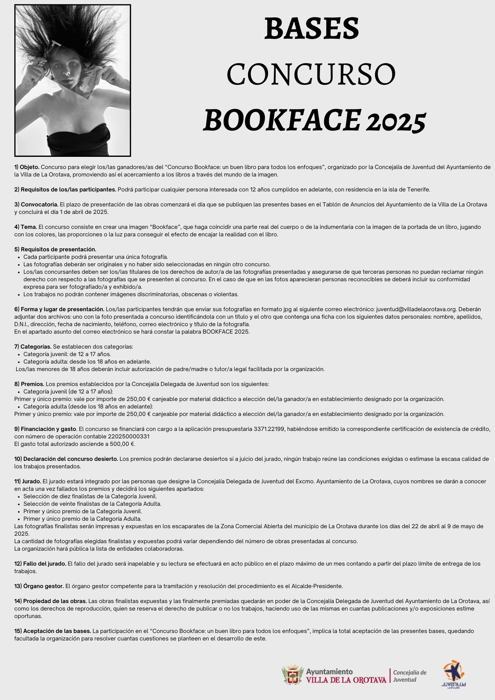 BASES REDES CONCURSO BOOKFACE 2025