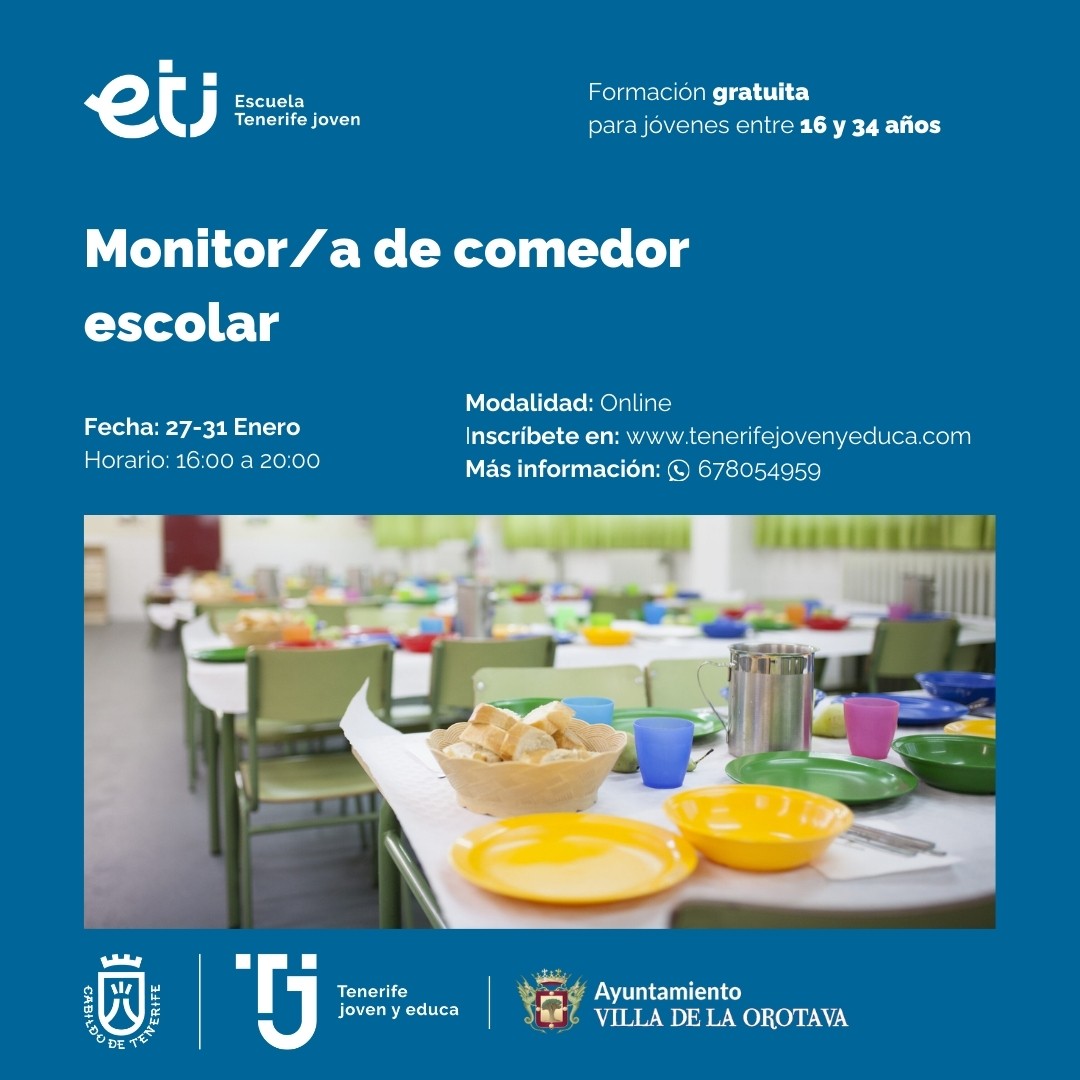 CARTEL INSTAGRAM DE COMEDOR ESCOLAR