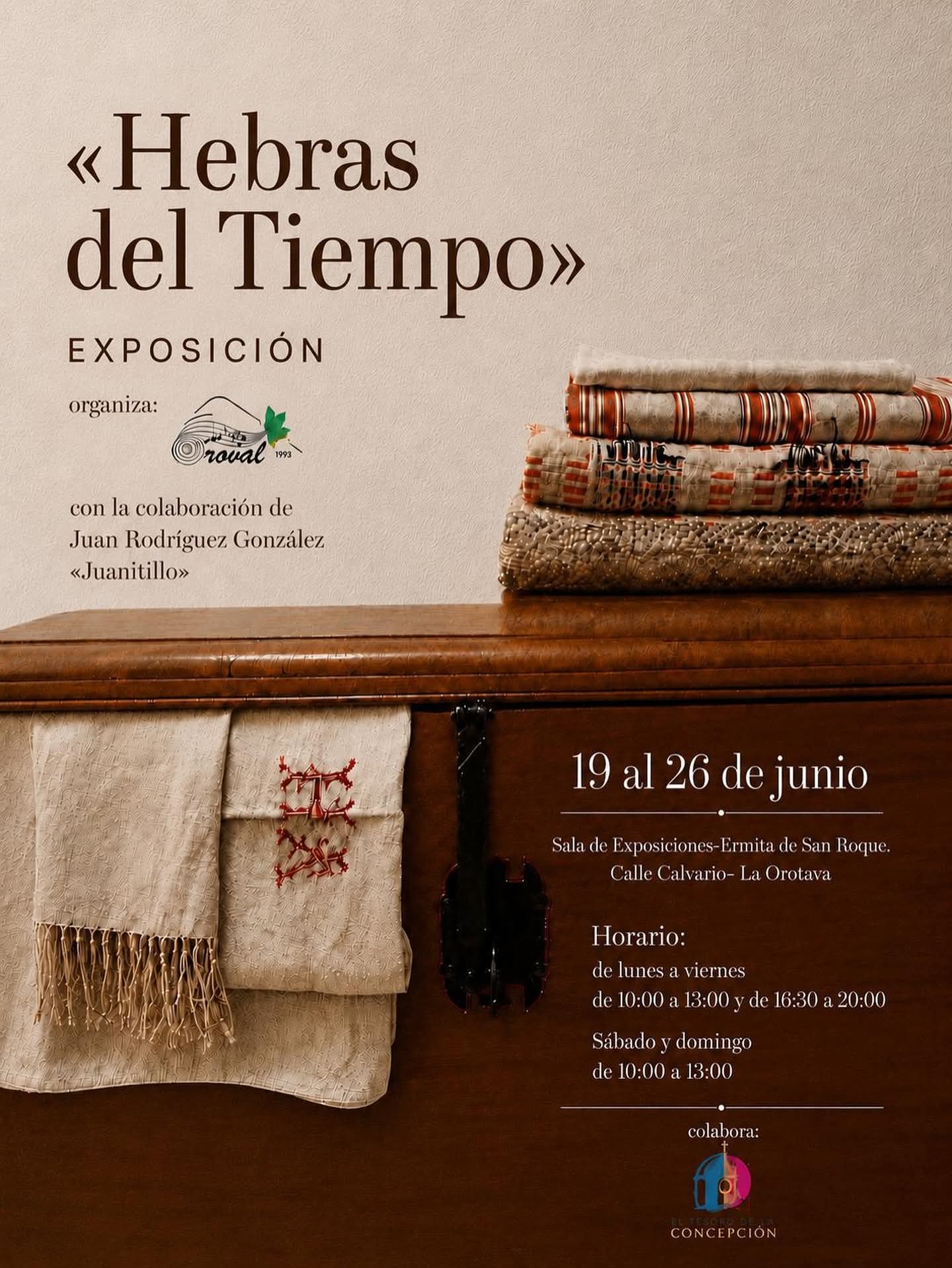 Exposición “Hebras del Tiempo”
