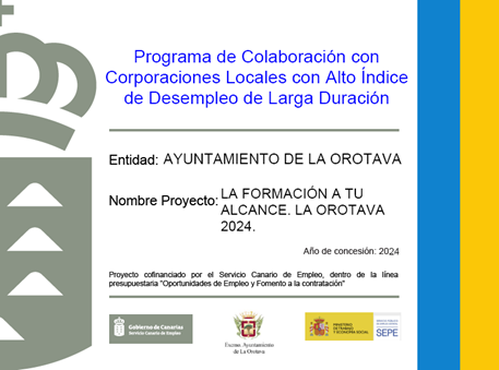 Programa de Colaboración con Corporaciones Locales