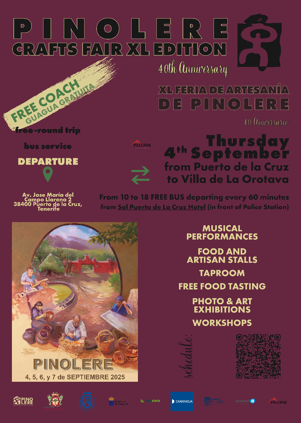 en guagua día turistas