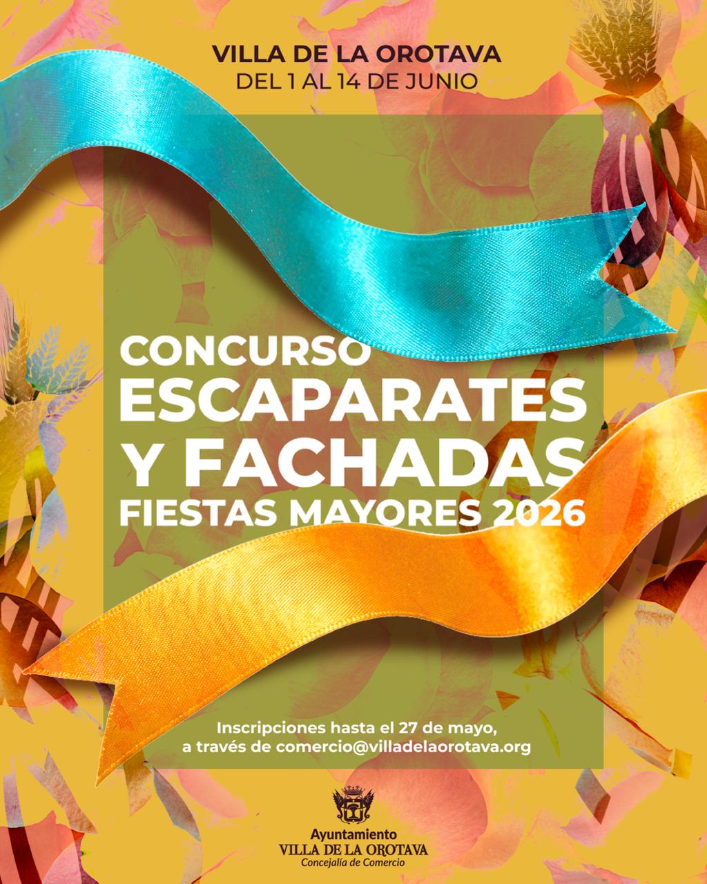 El Ayuntamiento de La Orotava convoca el concurso de escaparatismo y decoración de fachadas con motivo de las Fiestas Patronales