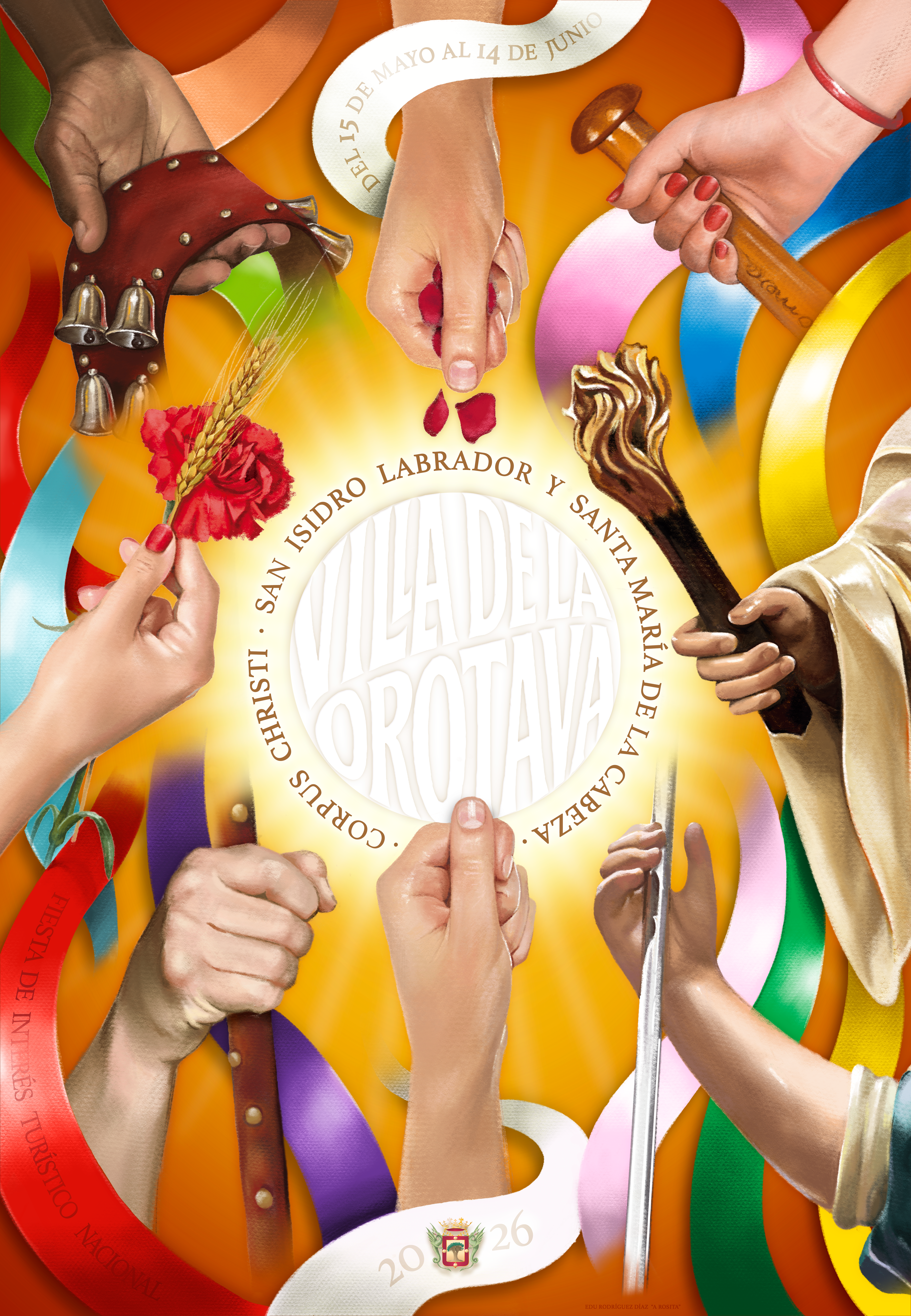 CARTEL ANUNCIADOR DE LAS FIESTAS PATRONALES DE LA VILLA DE LA OROTAVA 2026