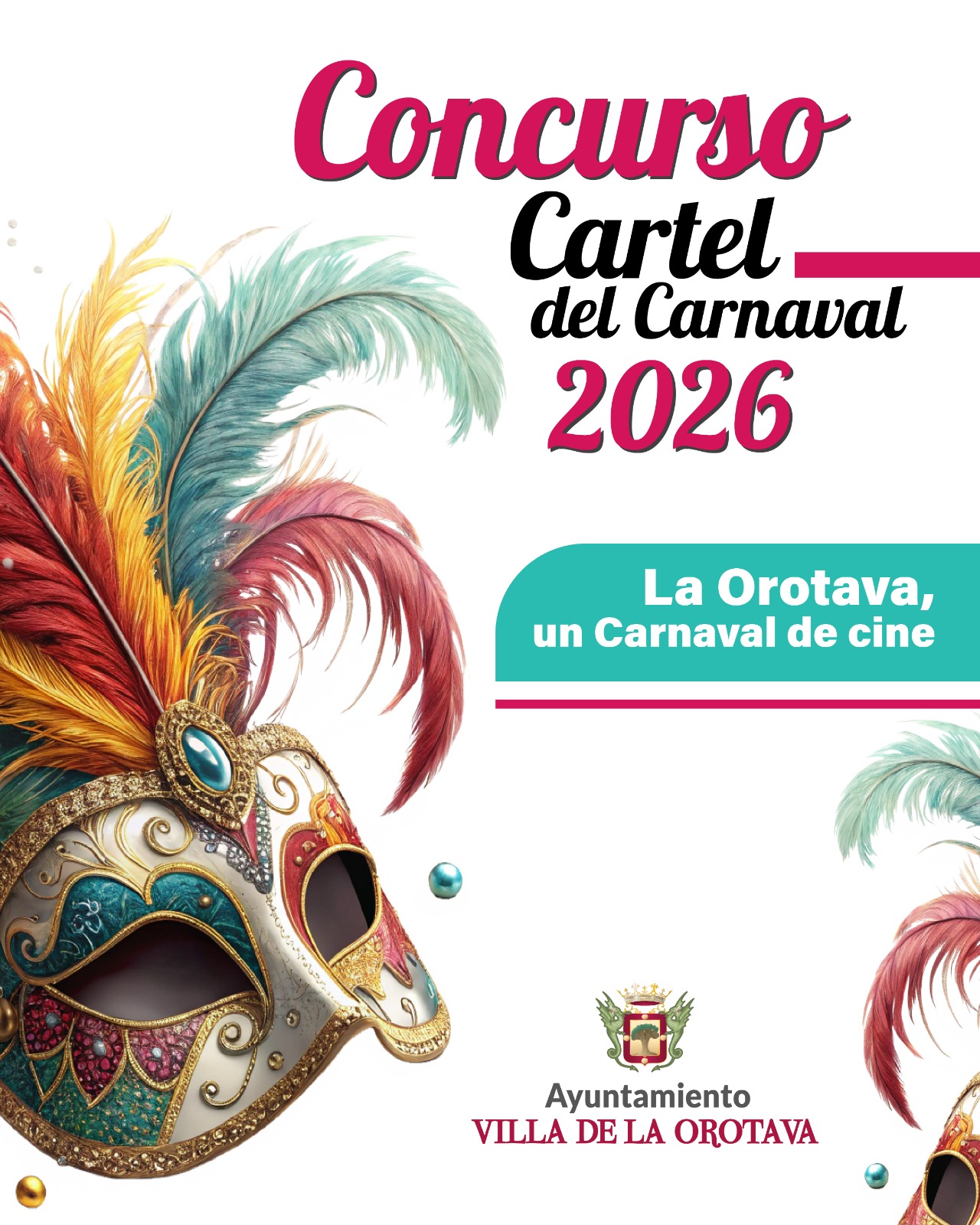 La Orotava lanza el concurso del cartel del Carnaval 2026 inspirado en el cine