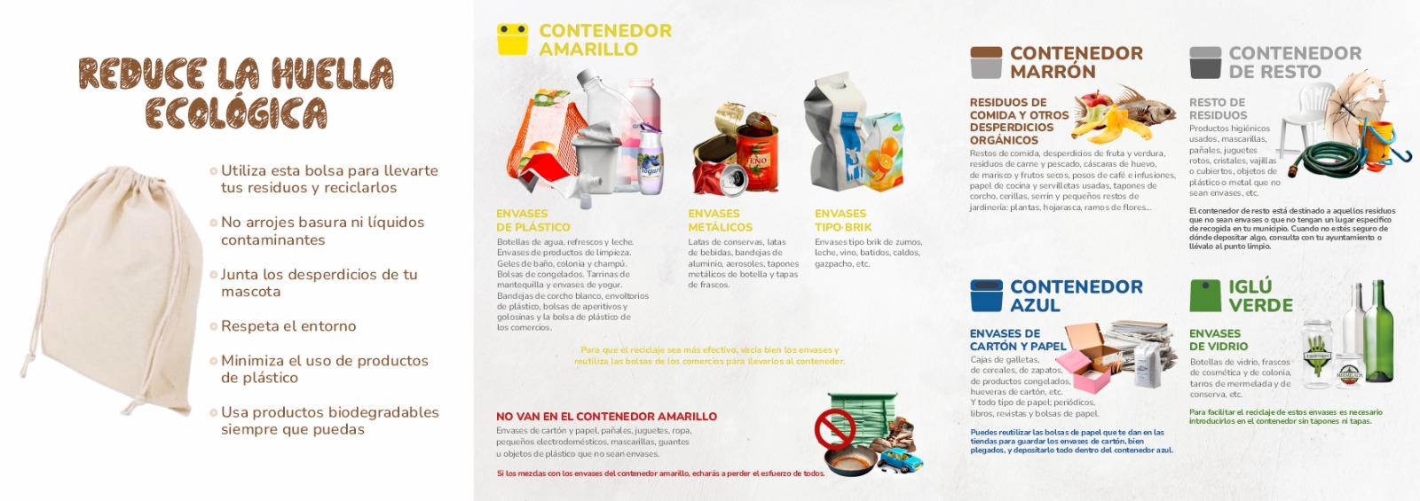 folleto reciclaje y bolsas 1