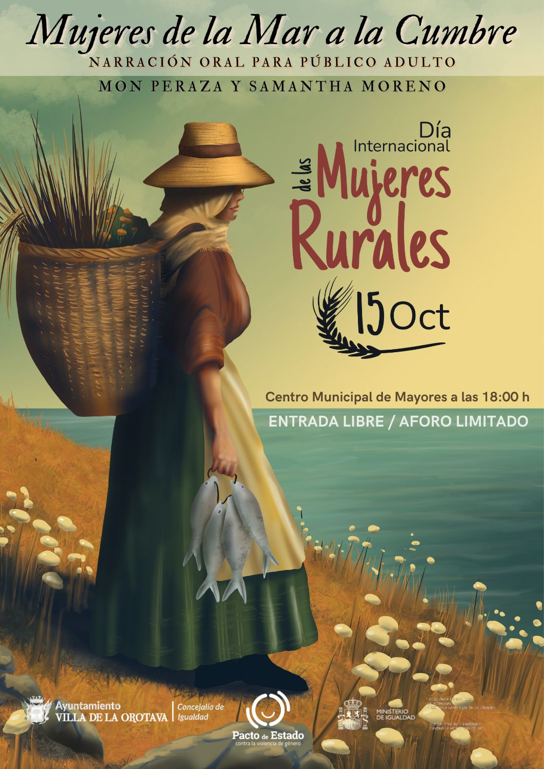 cartel teatro mujer rural