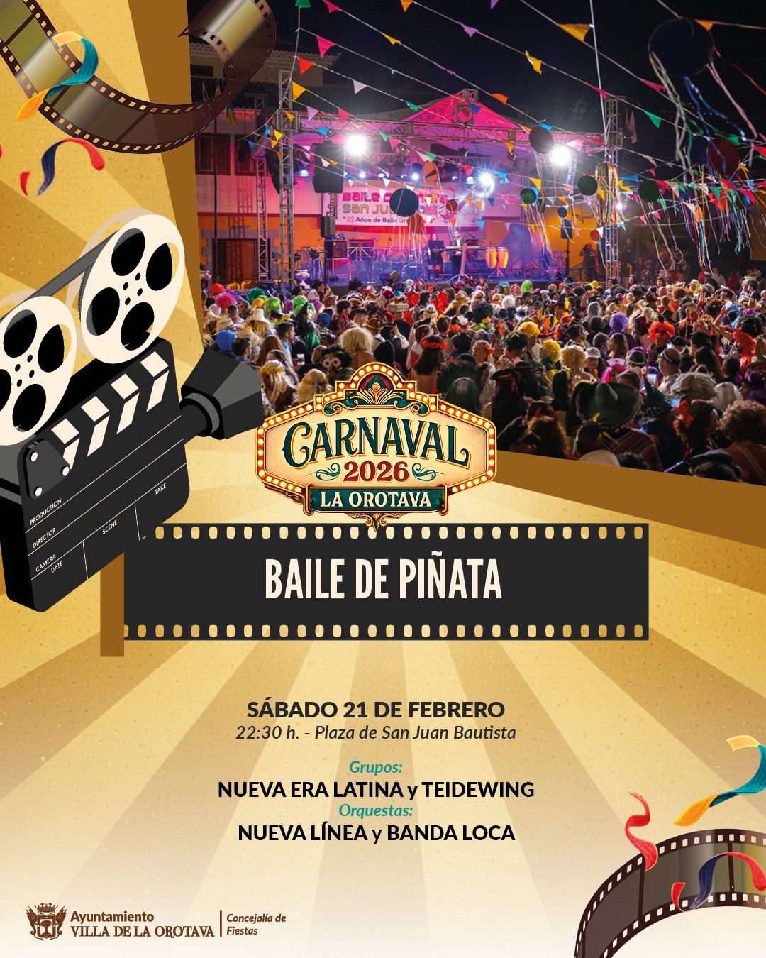 Baile de Piñata del Carnaval de La Orotava