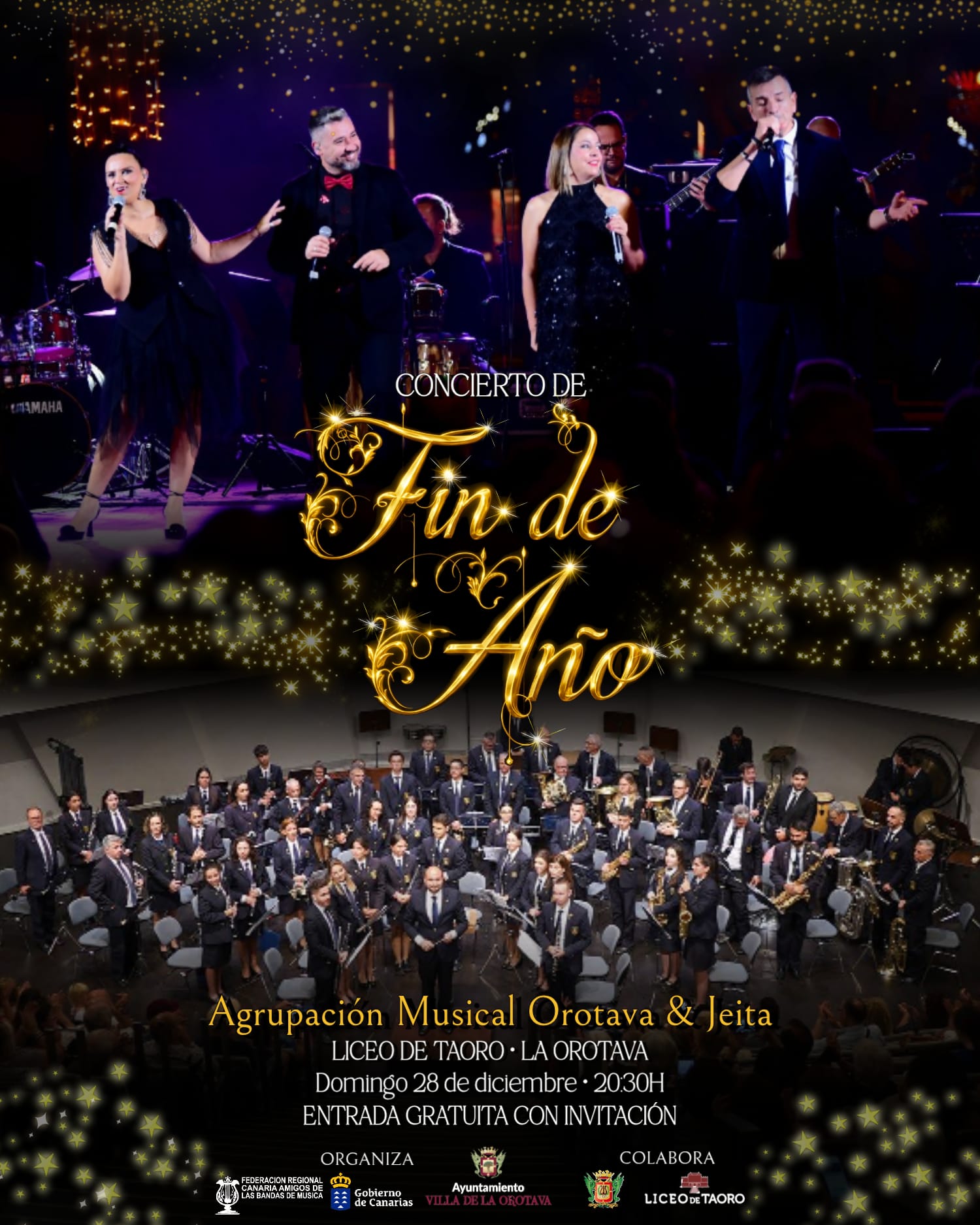 Concierto de Fin de Año Agrupación Musical Orotava &amp; Jeita