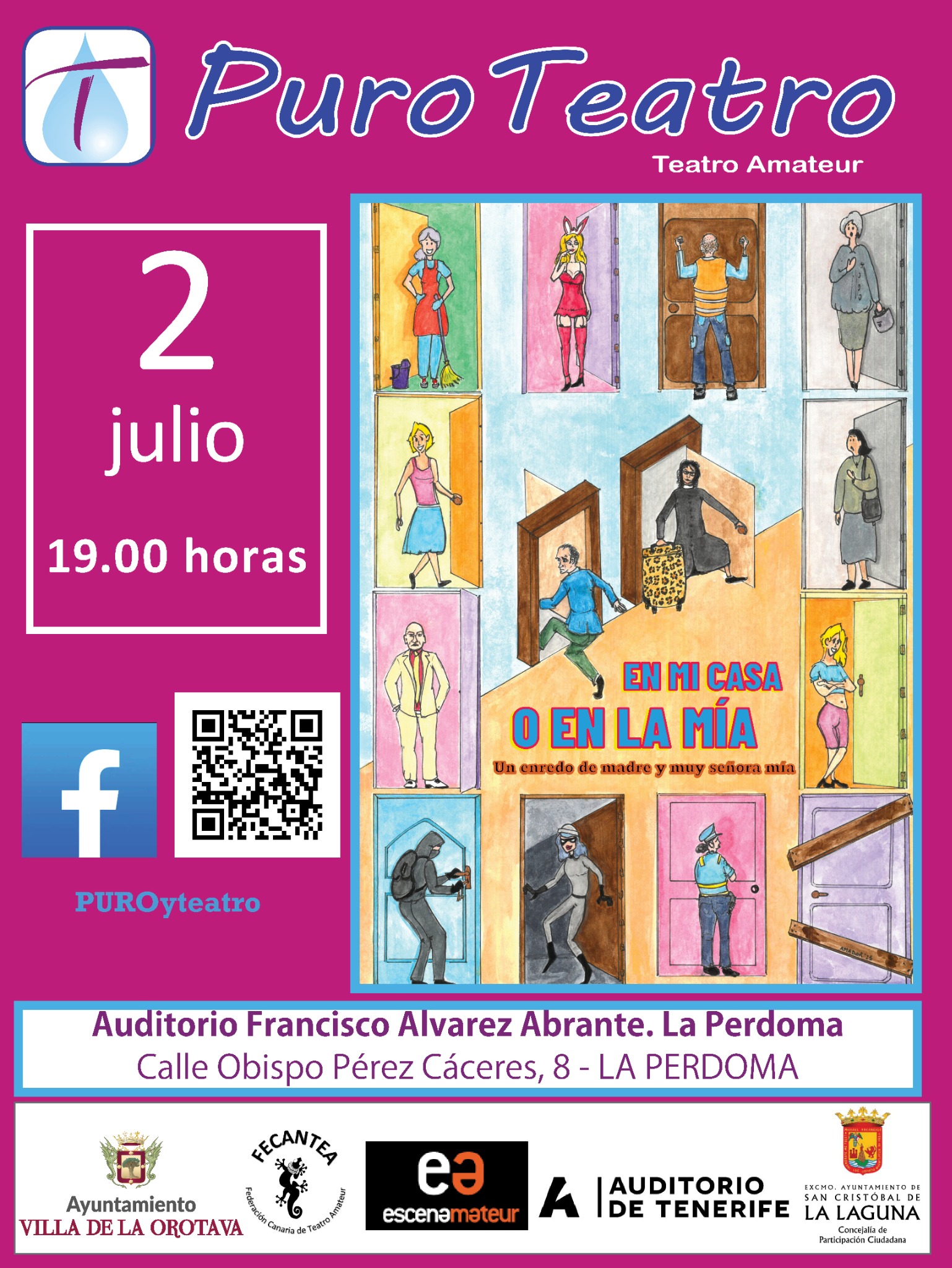 Puro Teatro: “En mi casa o en la mía”