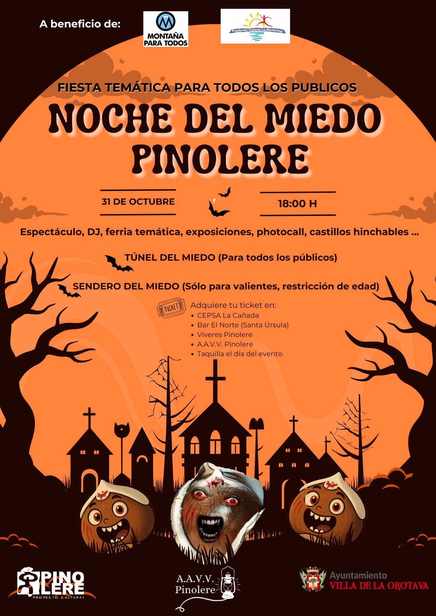 Noche del miedo Pinolere