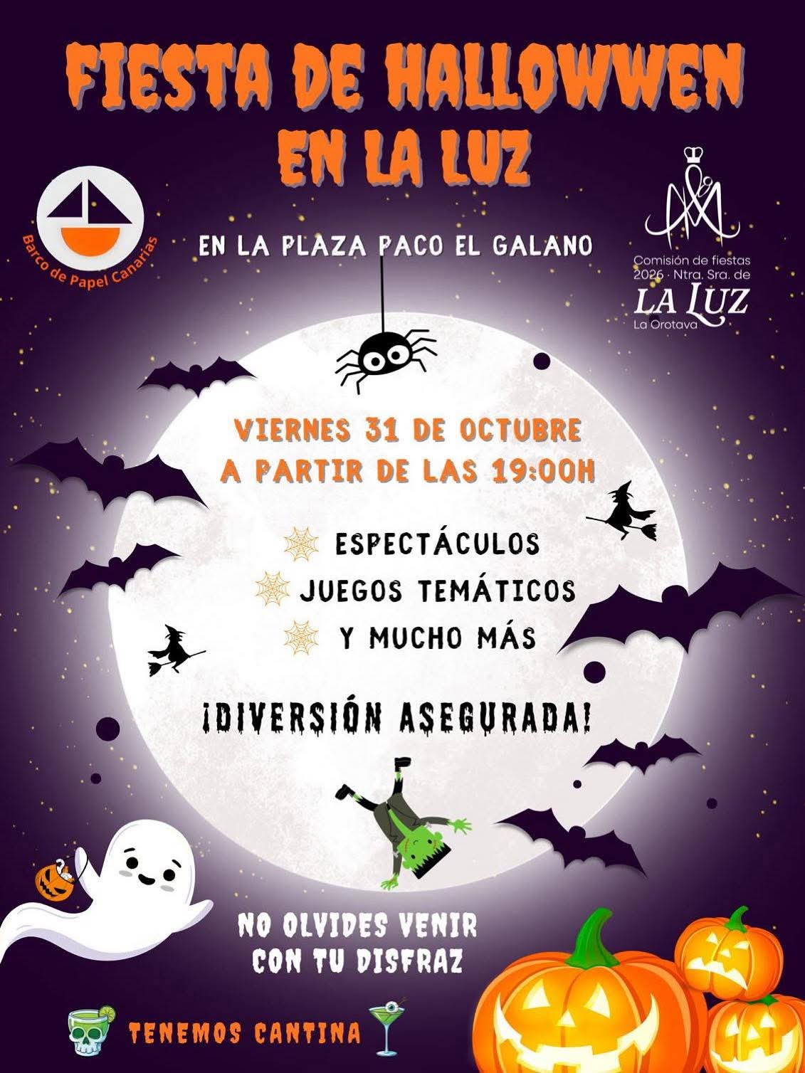 Fiesta de Halloween en La Luz
