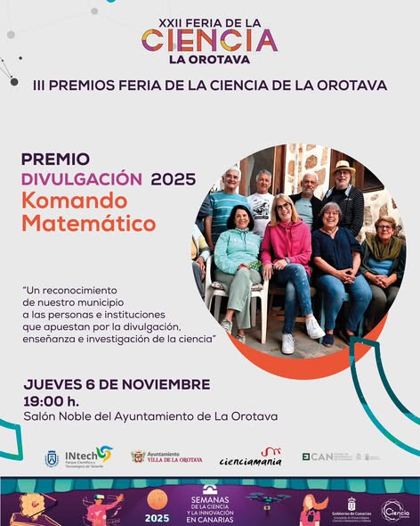 III Premios Feria de la Ciencia de La Orotava