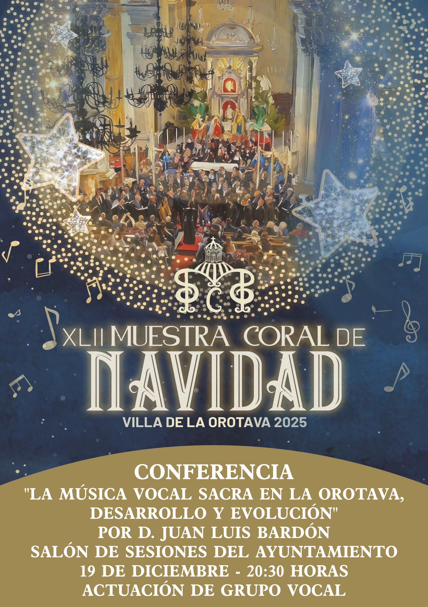 Conferencia: &quot;La música vocal sacra en la Orotava, desarrollo y evolución&quot;