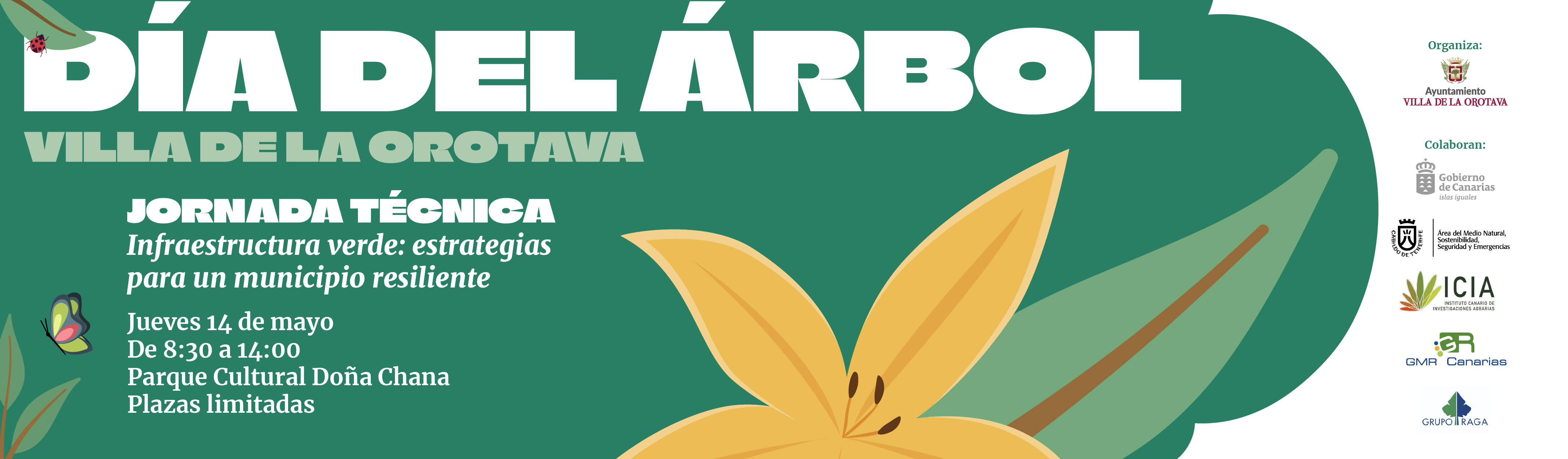 Banner Dia del Arbol 2026 Segunda Convocatoria