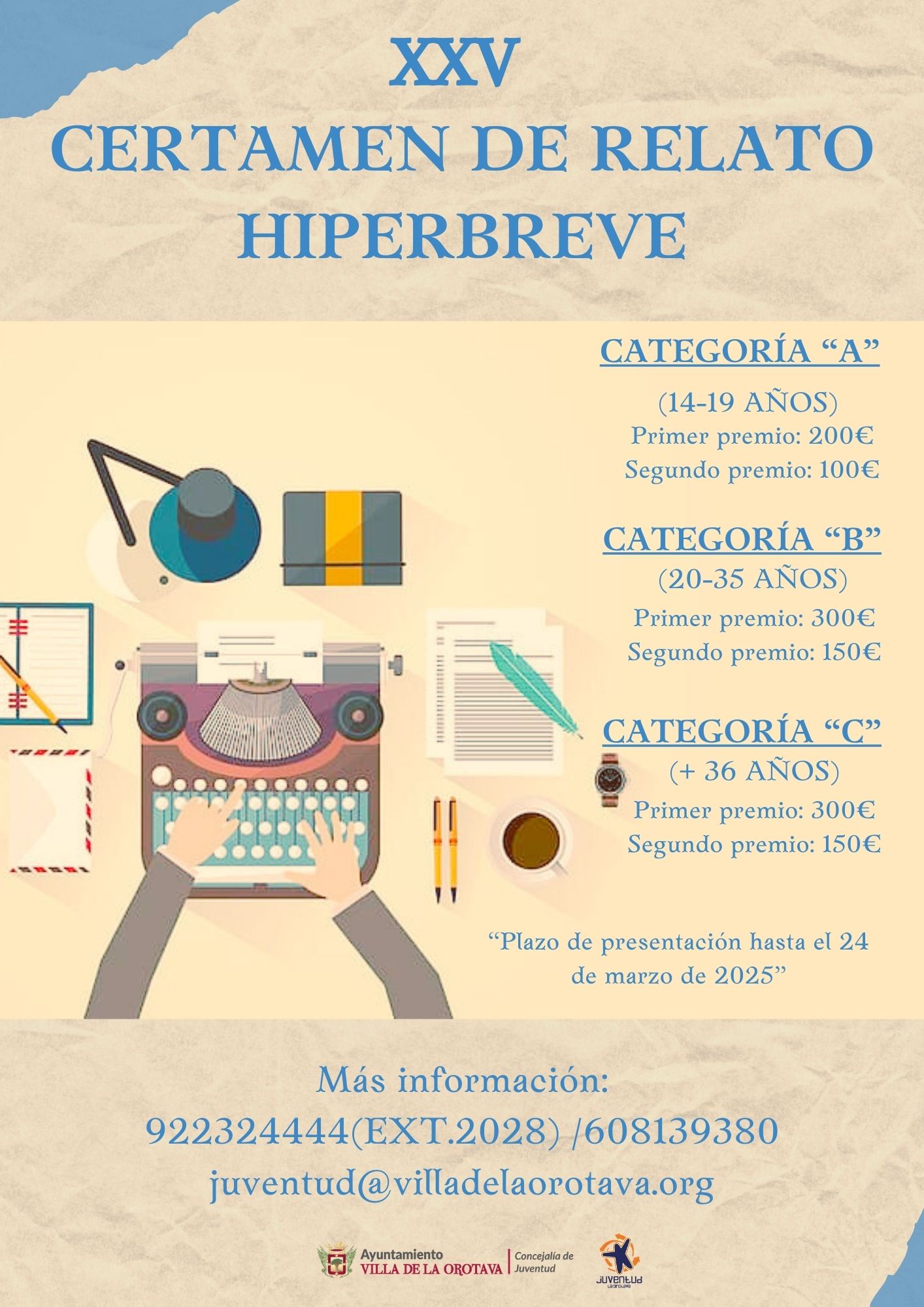 CARTEL XXV CERTAMEN DE RELATO HIPERBREVE