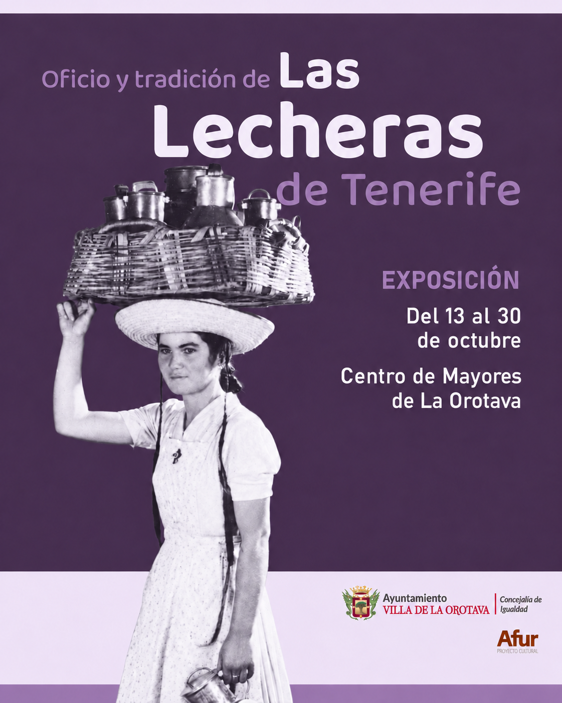 La Orotava reconoce el trabajo de las lecheras con una exposición por el Día de la Mujer Rural