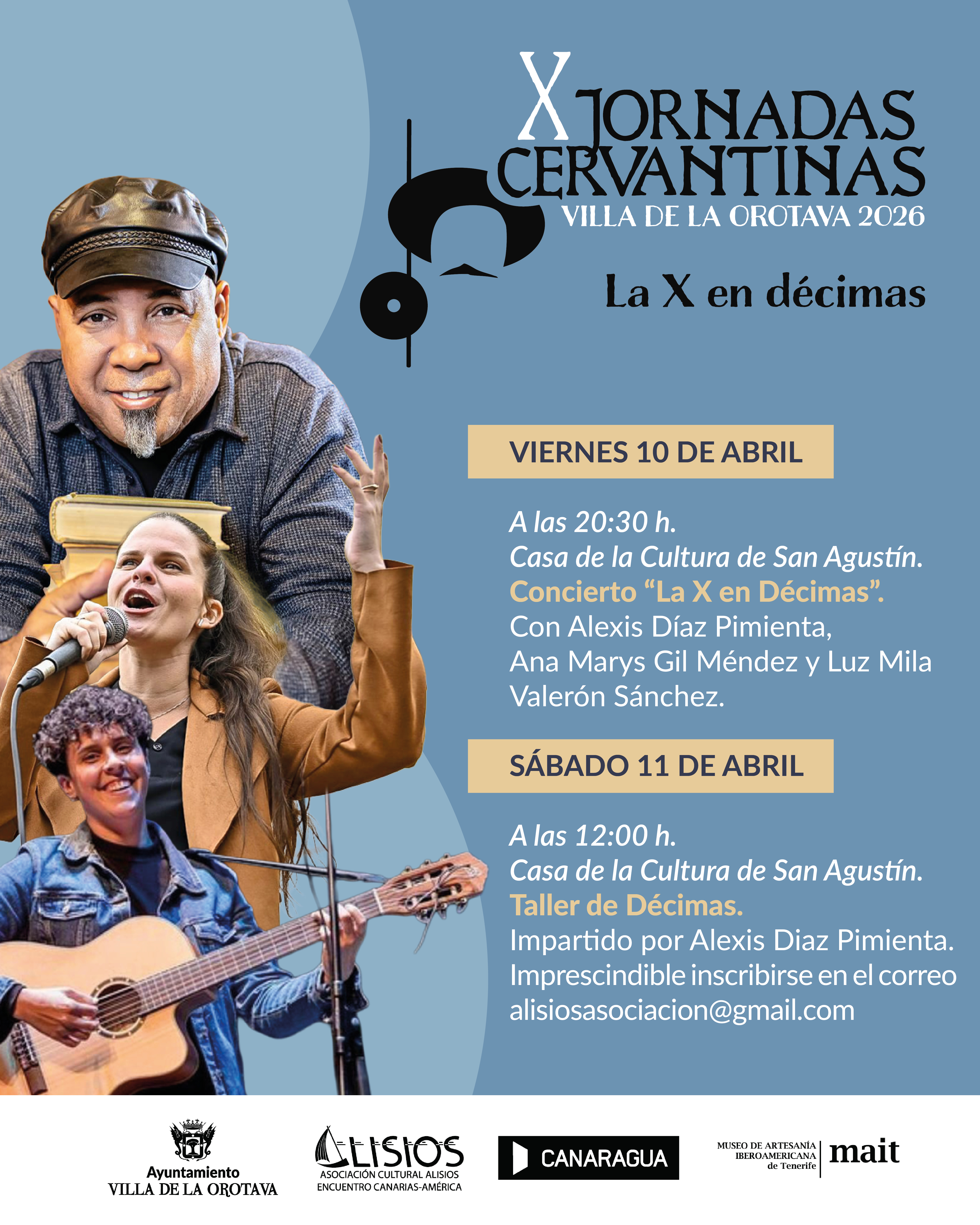 Comienza la X edición de las Jornadas Cervantinas con dos días de Décimas