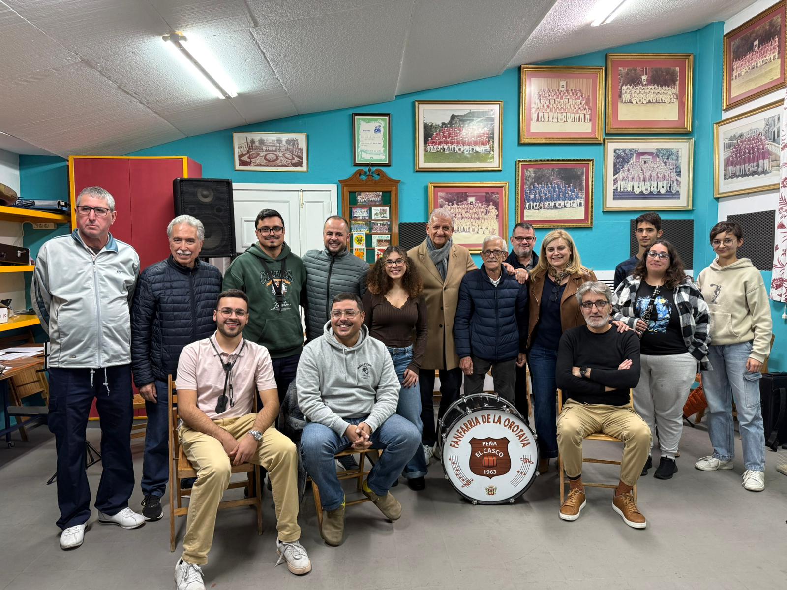 Visita a los grupos del Carnaval villero