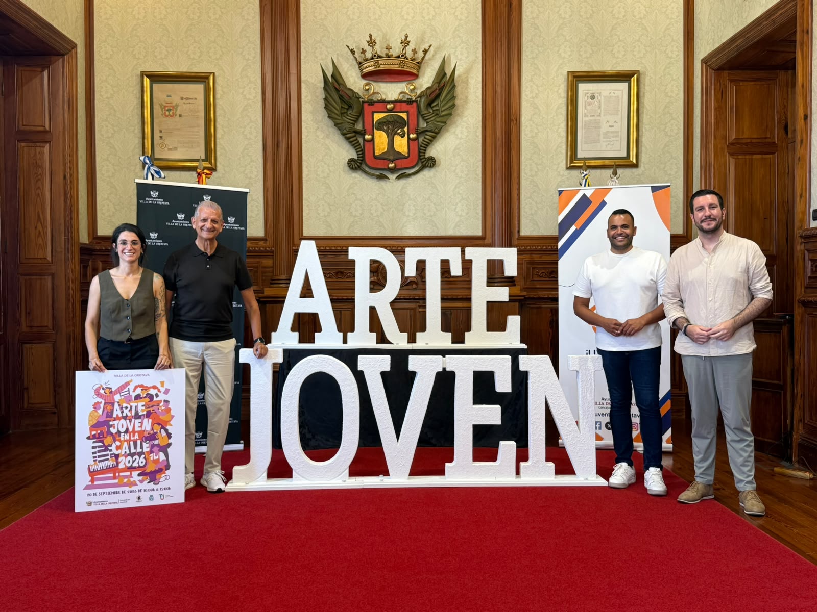 Más de 500 jóvenes llenarán las calles del casco histórico de La Orotava con su arte y creatividad