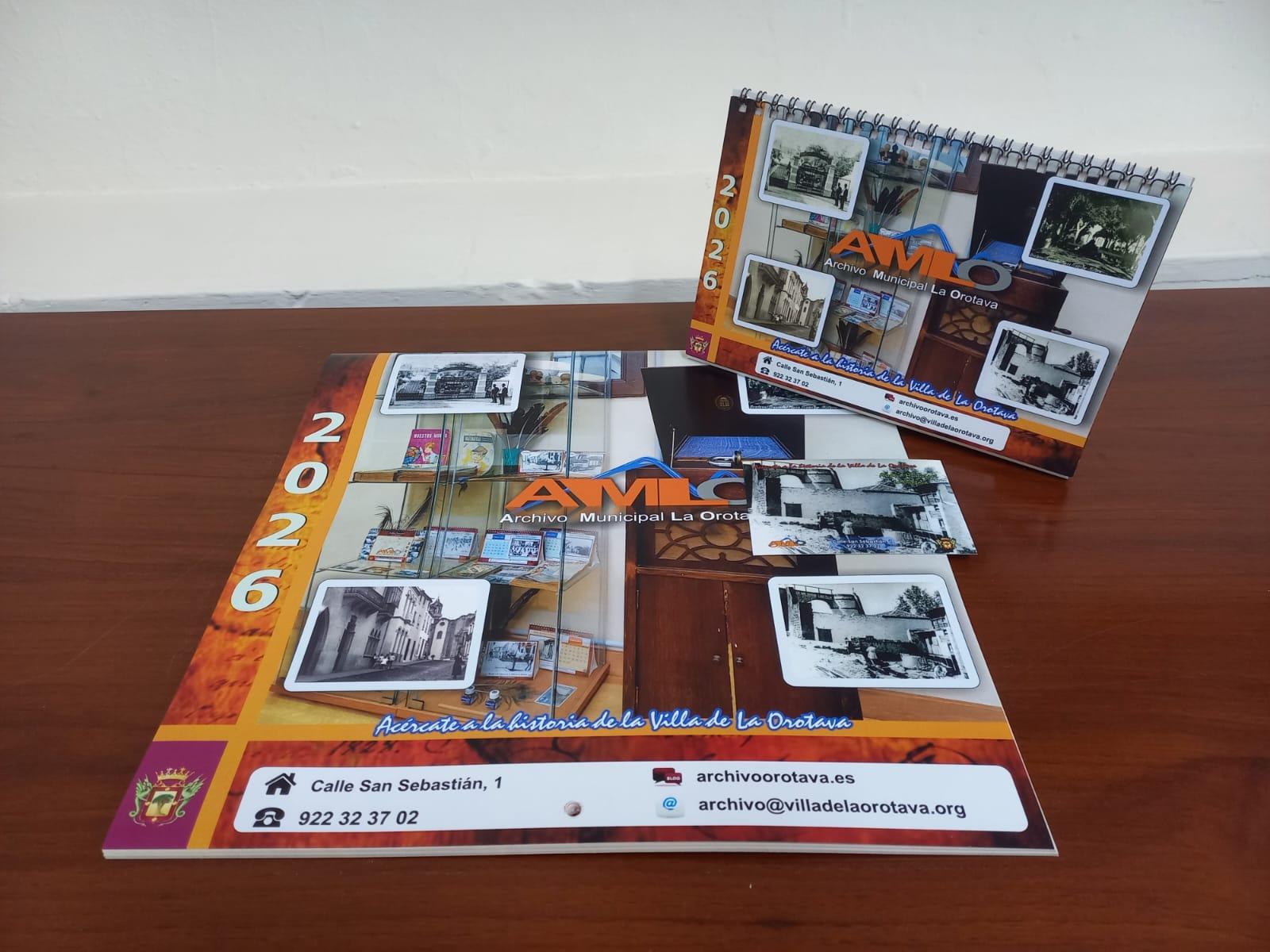El archivo municipal de La Orotava reparte calendario con imágenes antiguas del municipio
