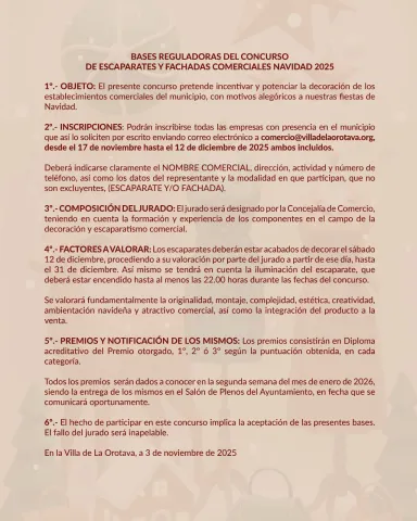 concurso escaparates y fachadas 2025