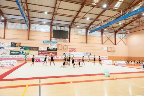 Muestra de gimnasia rítmica del Plan Municipal de Actividades Extraescolares del curso 2025/2026