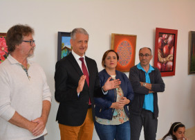 Inaugurada la exposición de los alumnos de la Escuela Municipal de Dibujo y Pintura “Perdigón”