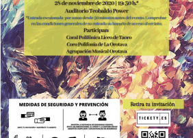 El Coro Polifonía La Orotava y la Coral del Liceo acompañarán en esta ocasión a la banda de música villera