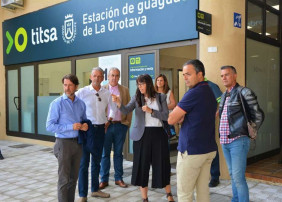 El Cabildo invierte 120.000 euros en mejorar la accesibilidad de la Estación de Guaguas de La Orotava